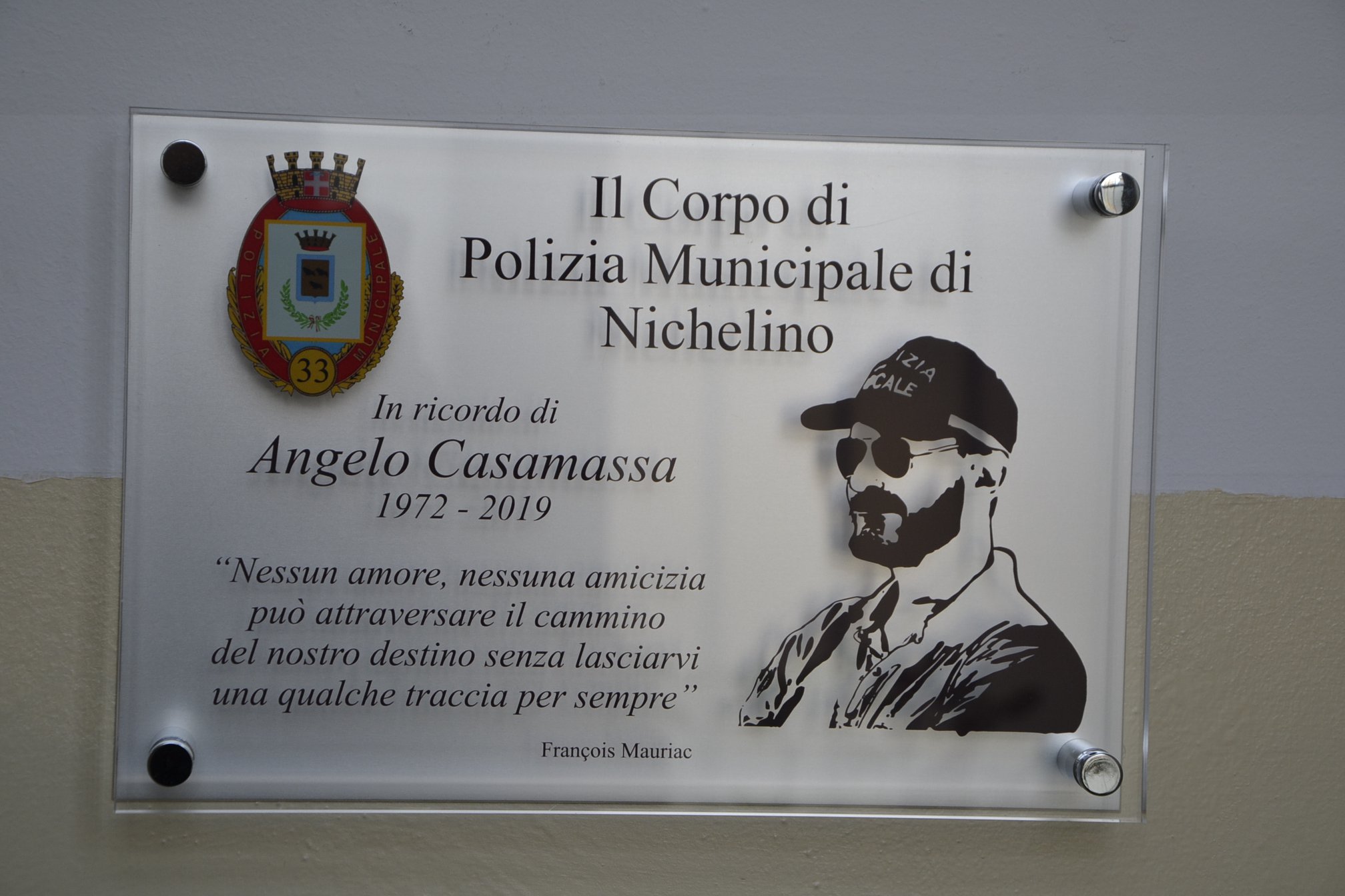 NICHELINO – Una targa per ricordare Angelo Casamassa