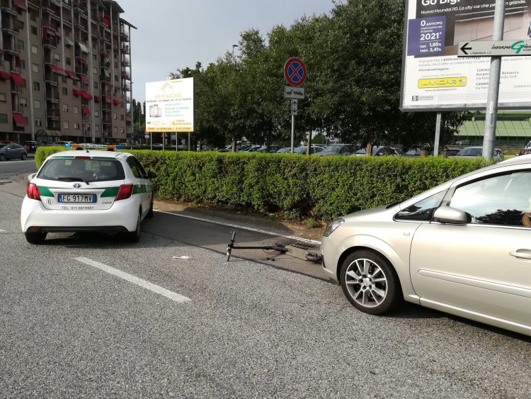 NICHELINO – Incidente con monopattino in largo Delle Alpi