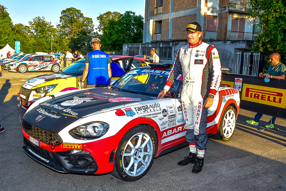 Roberto Gobbin conquista il podio dell’Abarth Rally Cup al rally Roma Capitale