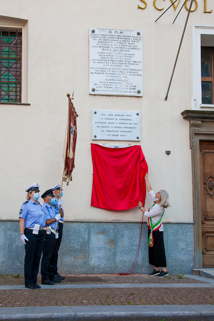 CARMAGNOLA – Una targa per il rinnovo del Voto all’Immacolata