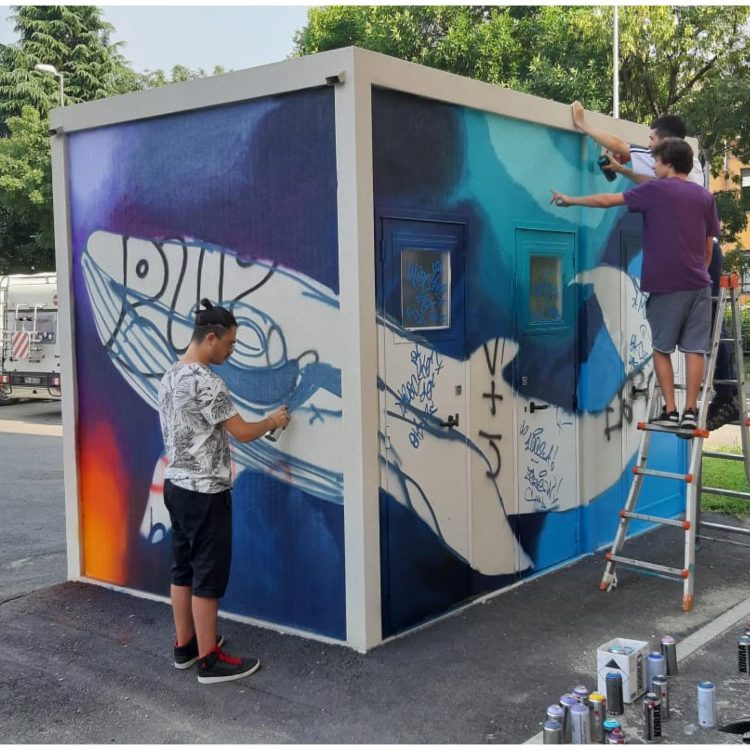 NICHELINO – Il progetto di riqualificazione urbana di “Graffiti Lab”