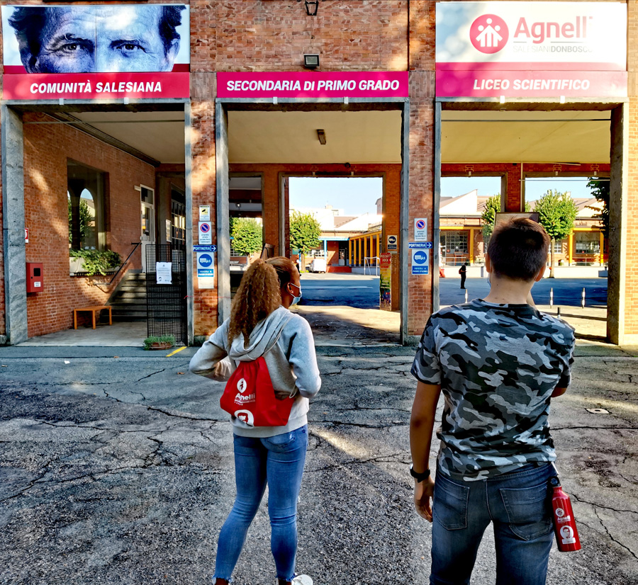 All’Agnelli la scuola inizia con il kit anti Covid