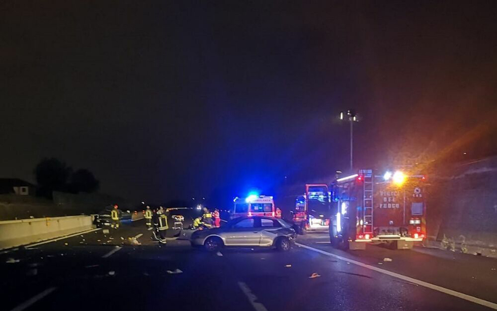 Grave incidente in tangenziale Sud