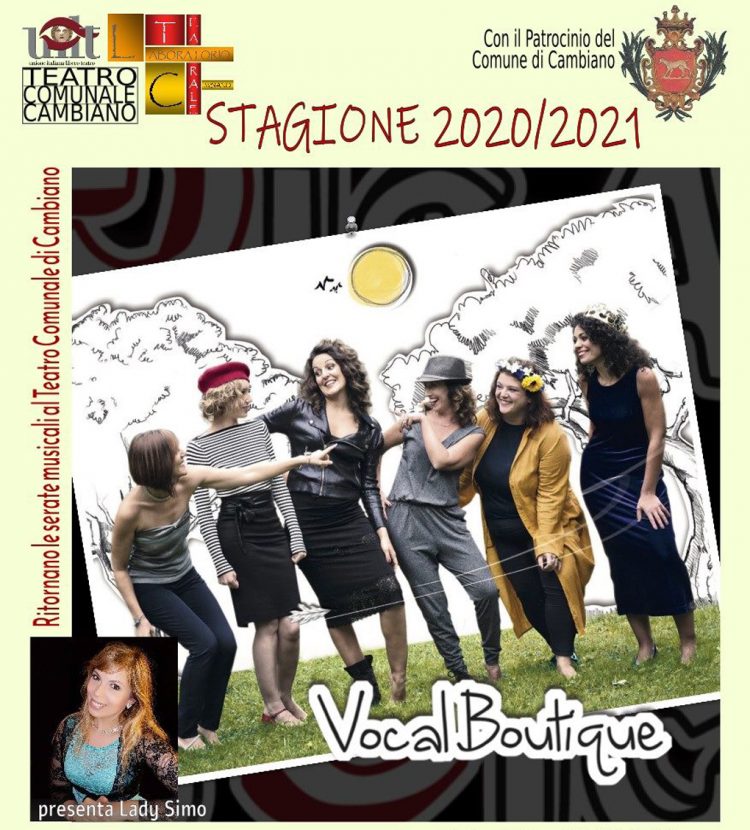 Il Teatro Comunale riapre i battenti con le «Vocal Boutique»