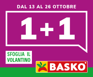 1+1 = Basko, fino al 26 ottobre