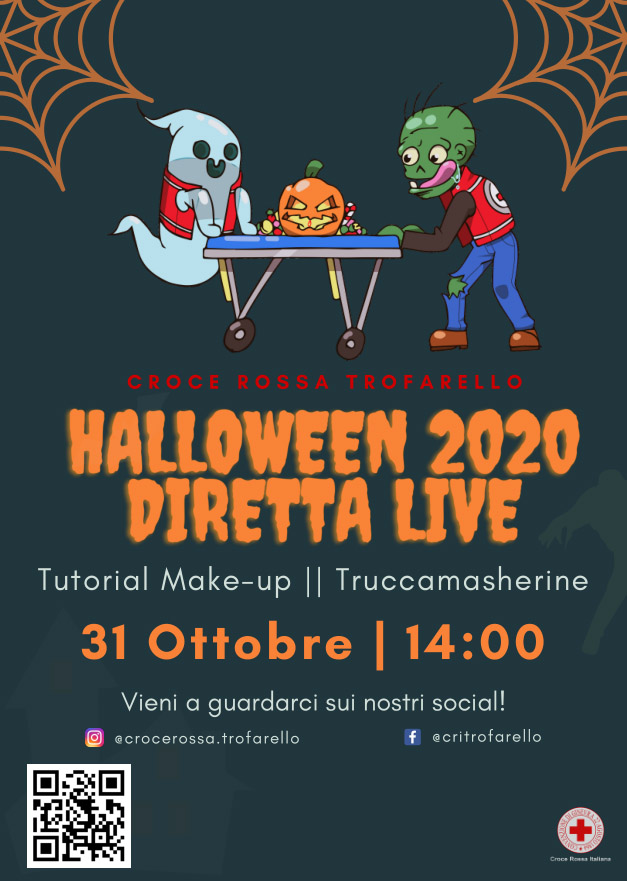 Sabato 31 ottobre Halloween in diretta live a Trofarello