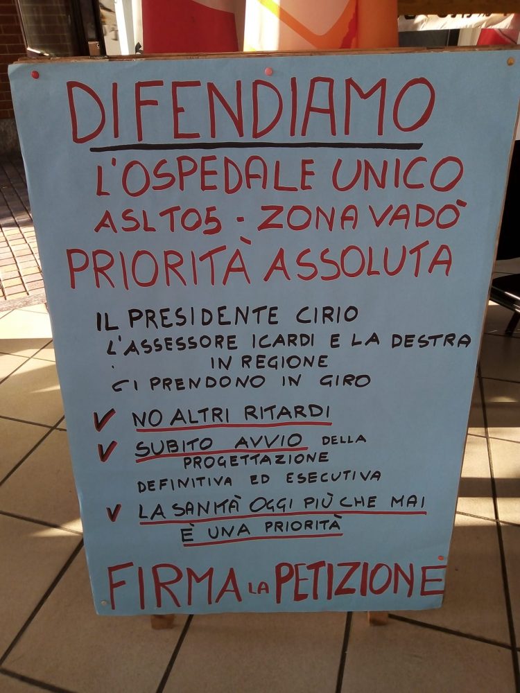 ASL TO 5 – Una Petizione del Pd per l’ospedale unico