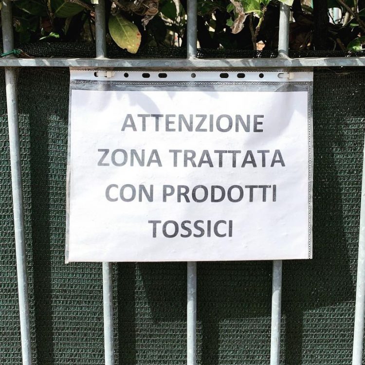 NICHELINO – Un cartello mette in guardia da sostanze tossiche: era solo un modo per allontanare i cani