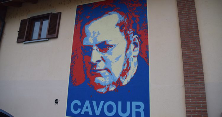 SANTENA – Due murales sul tema del Risorgimento e della personalità di Camillo Benso di Cavour