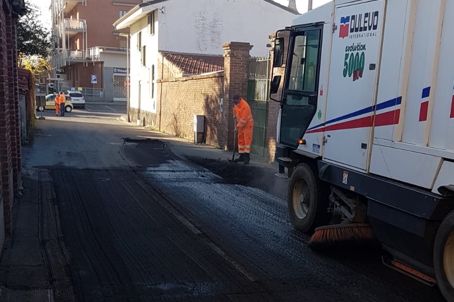 SANTENA – Partiti i lavori per le piste ciclabili