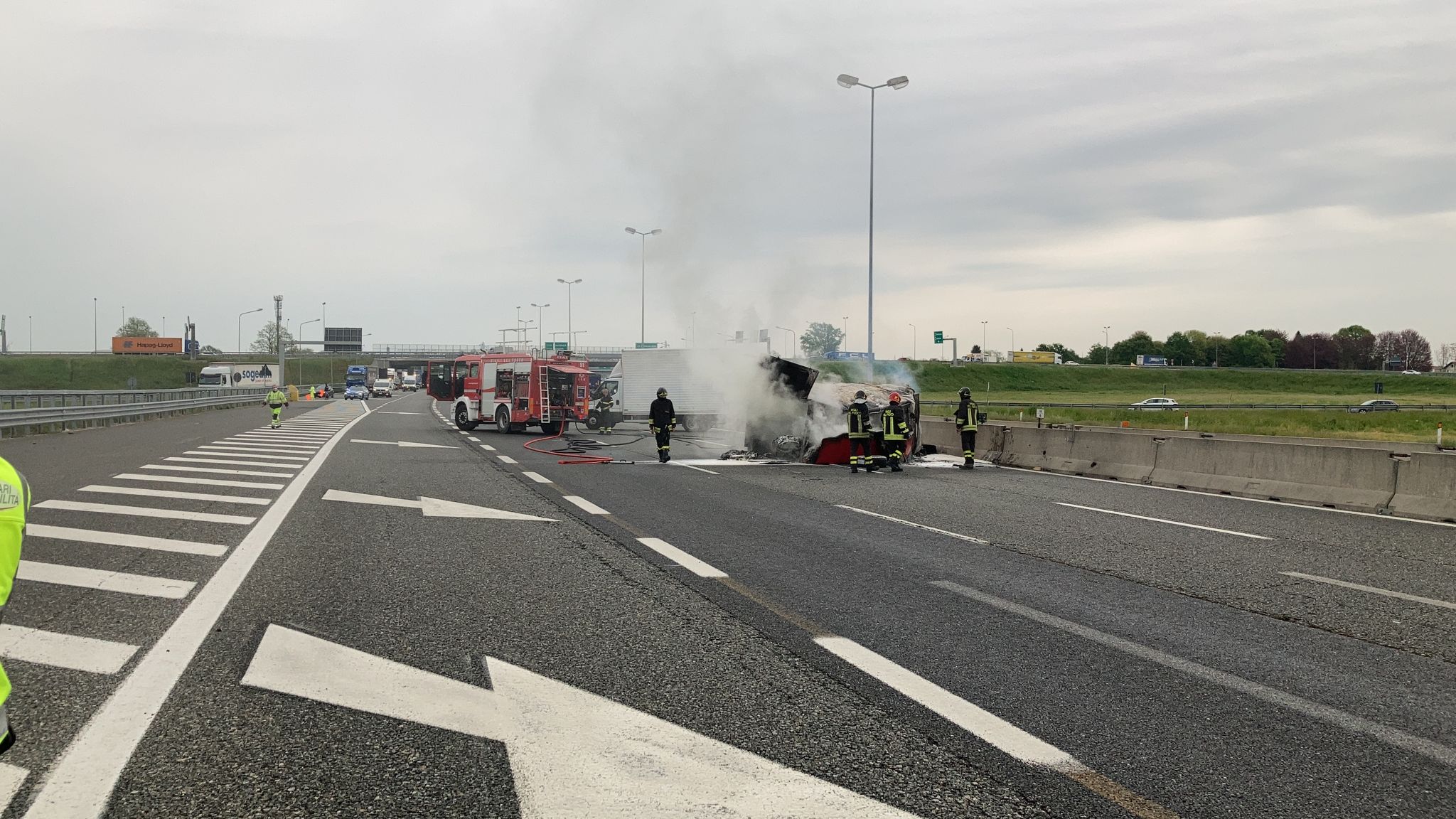 MONCALIERI – Incidente in tangenziale: un ferito