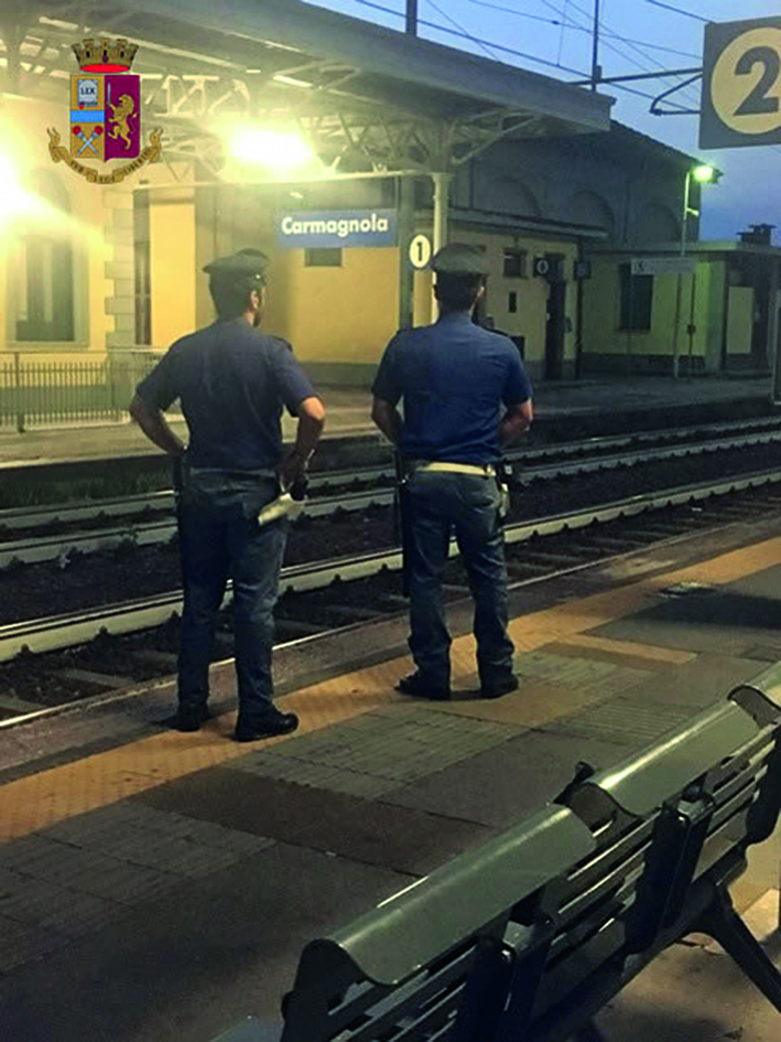 CARMAGNOLA – La Polfer sorveglia la stazione