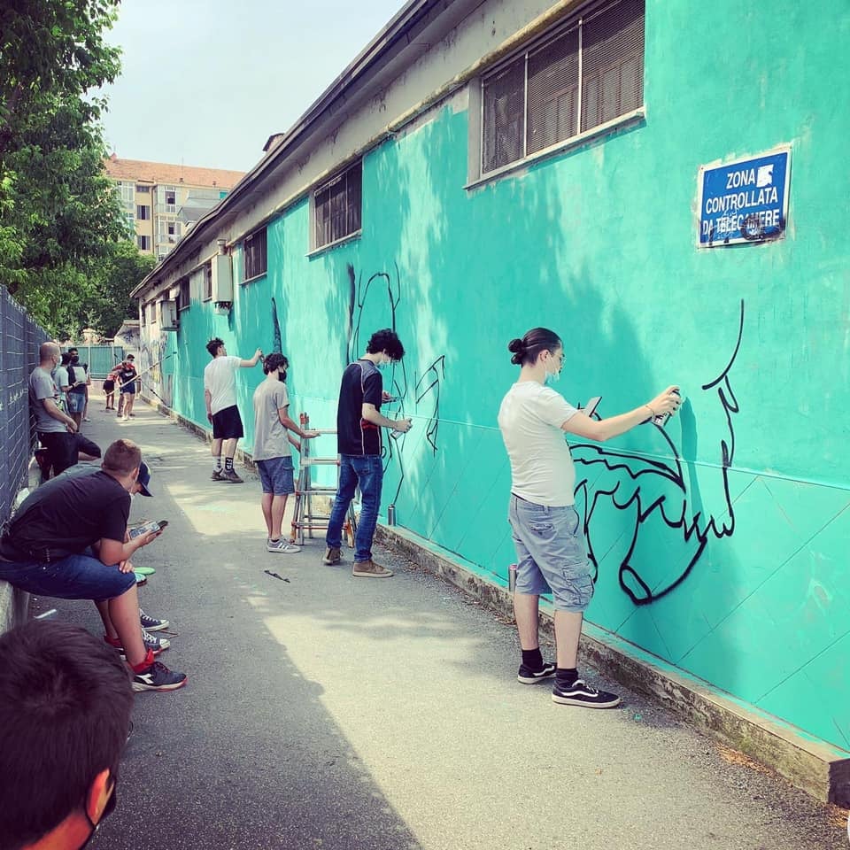 NICHELINO – Parte la ‘Palestra d’arte urbana’ sui muri della città