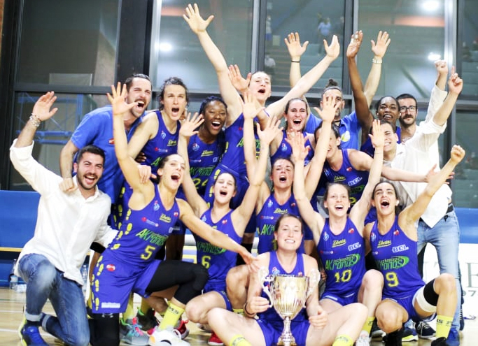 Serie A2 finale play-off, lunette corsare a Milano e l’Akronos conquista la serie A1!