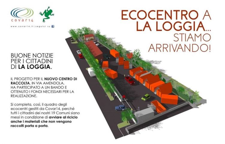 LA LOGGIA – Arriva l’ecocentro fisso in via Amendola