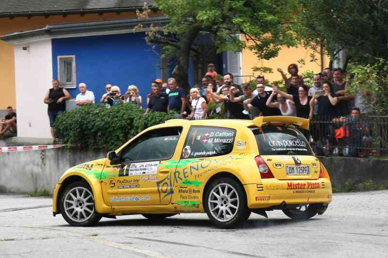 Al Rally dei 2 laghi sono sempre Caffoni e Minazzi i protagonisti