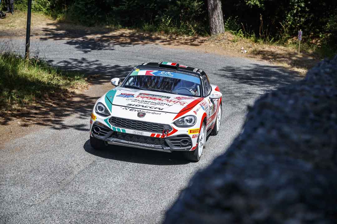 Roberto Gobbin, tutta esperienza al Rally di Roma Capitale