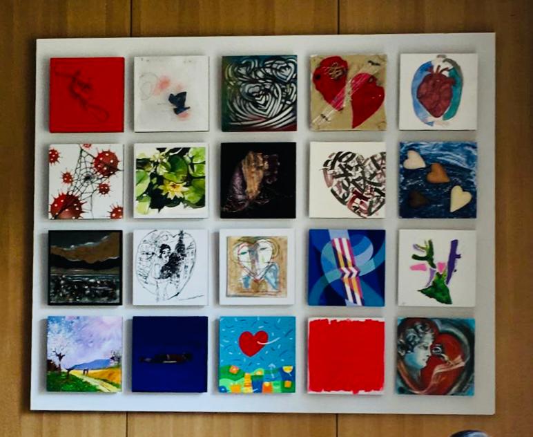 MONCALIERI – inaugurata l’installazione di arte partecipata “Cuori Condivisi”.