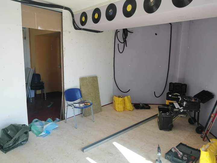 SANTENA – Lavori in corso al centro giovanile