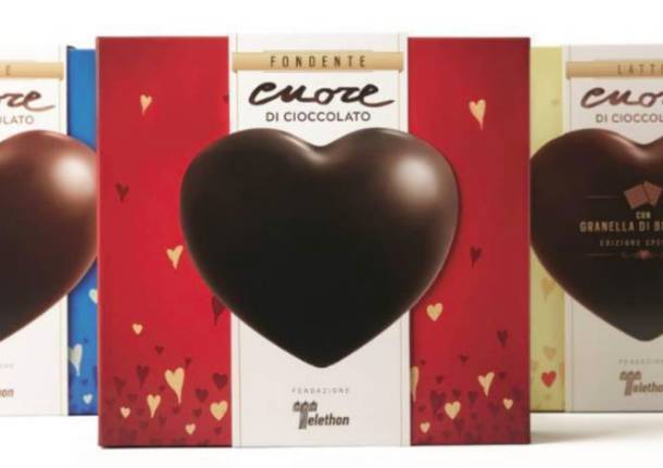 PECETTO – Cuori di cioccolato per supportare Telethon