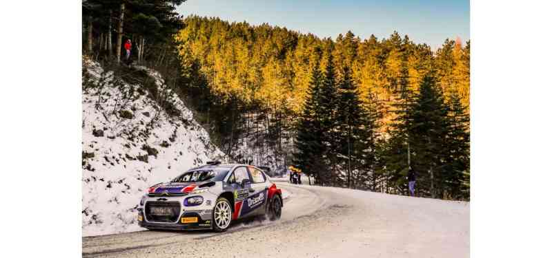 La C3 messa a dura prova al Rally di Montecarlo