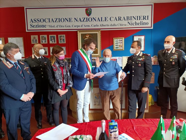 NICHELINO – I 100 anni dell’ex carabiniere Michele Melfa