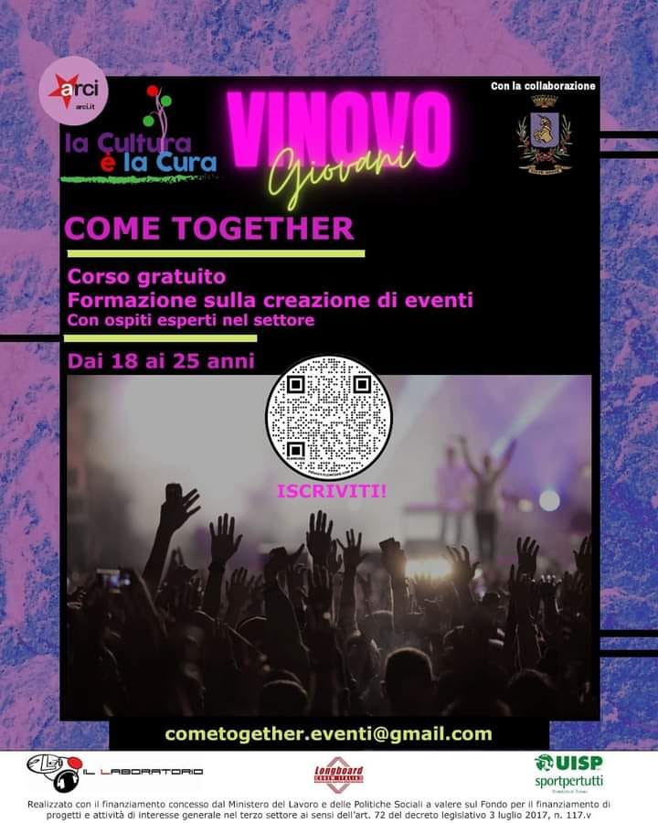 VINOVO – Con Come Together, si impara a organizzare eventi