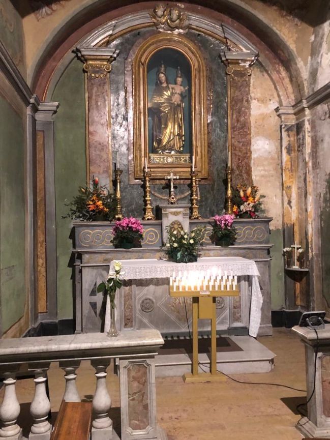 CARMAGNOLA – La Madonna della Mercede torna nella sua nicchia