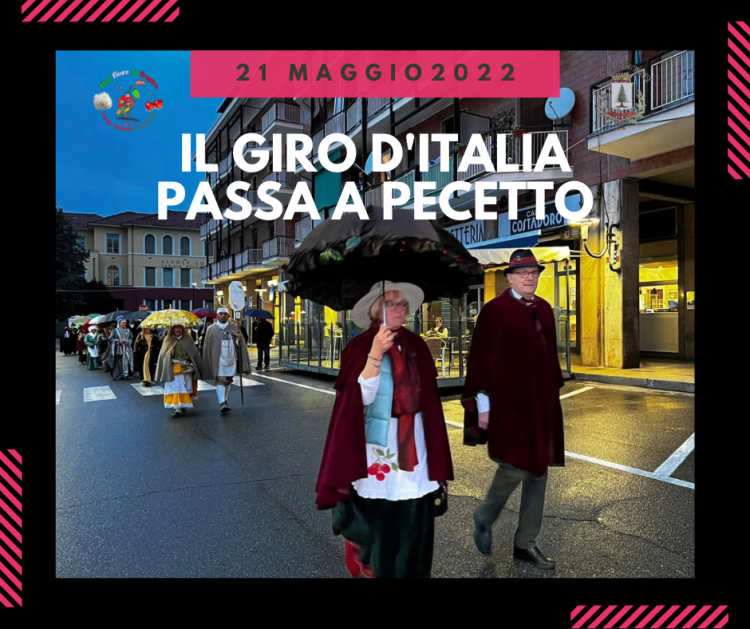 PECETTO – Le maschere della città ospiti del Giro d’Italia