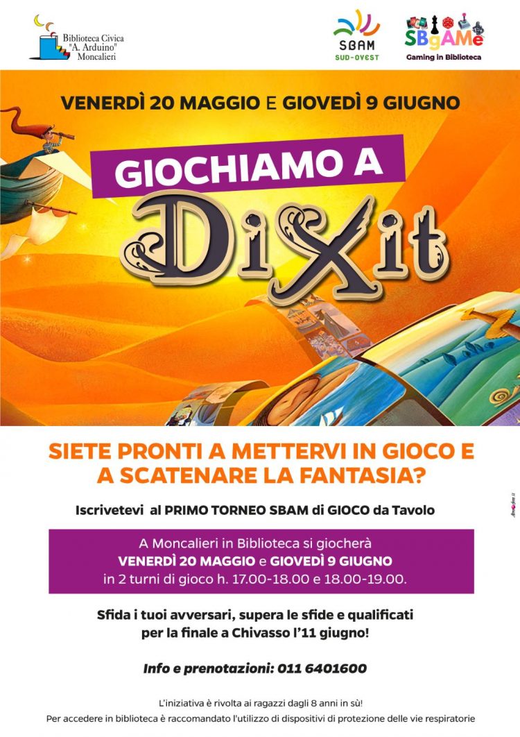 MONCALIERI – Nuovo appuntamento con il torneo di Dixit