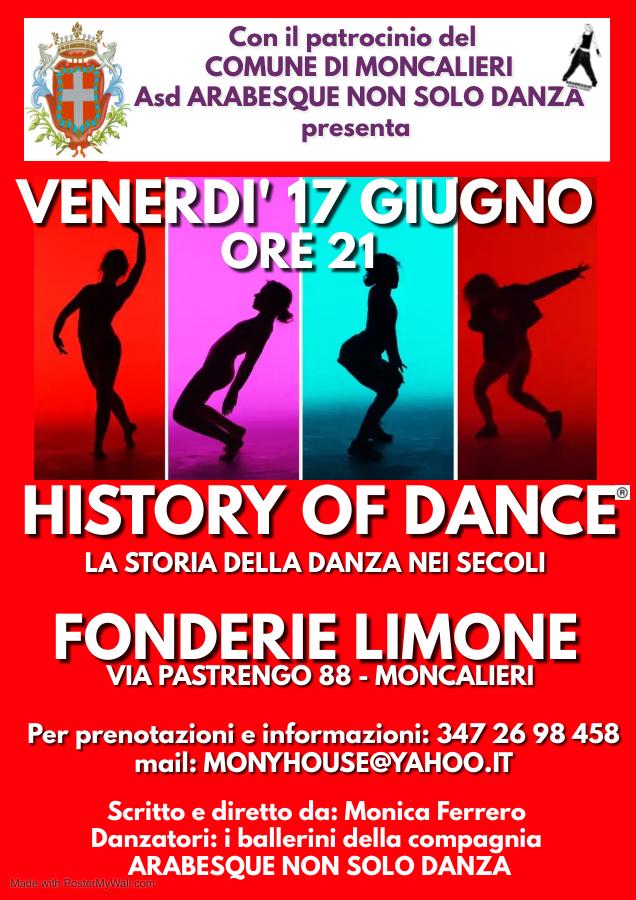 MONCALIERI – La storia della danza nei secoli alle Fonderie Limone