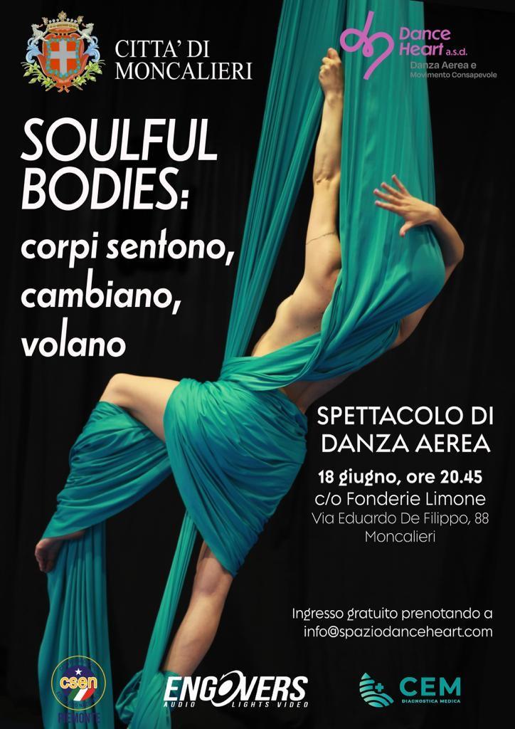 MONCALIERI – Soulful Bodies: Corpi sentono, Cambiano, Volano: spettacolo a teatro