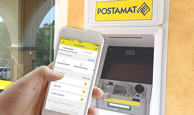POSTE – Via al servizio di prelievo contanti senza carta