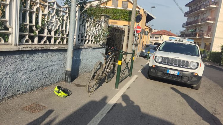 LA LOGGIA – Ciclista investito in via Po