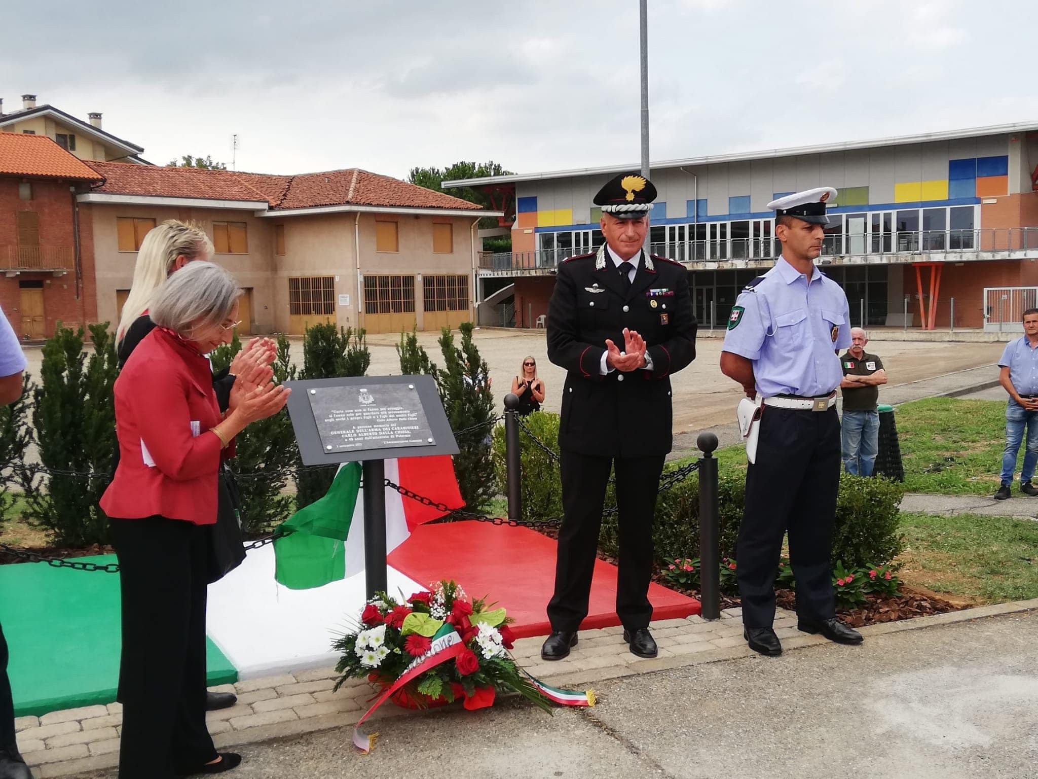 POIRINO – I ringraziamenti dell’amministrazione per la partecipazione all’inaugurazione della targa dedicata a Dalla Chiesa