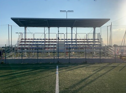 VINOVO – Inaugurata la nuova tribuna della polisportiva Garino
