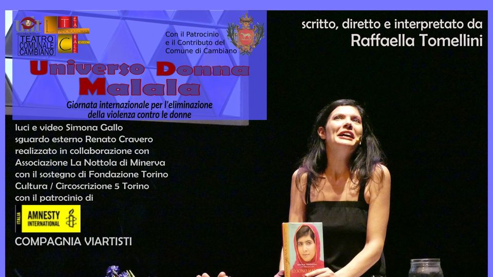 CAMBIANO – Una serata che ripercorre la storia di Malala Yousafzai