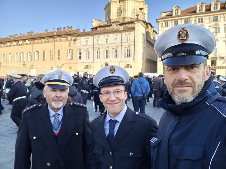 CANDIOLO – La polizia locale alla festa del Corpo di Torino