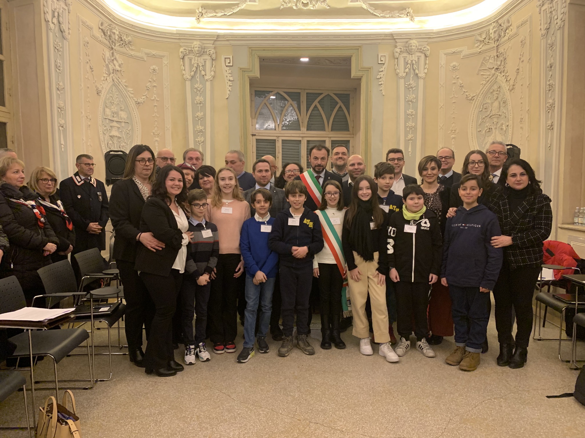 SANTENA – Presentato il nuovo consiglio comunale dei ragazzi
