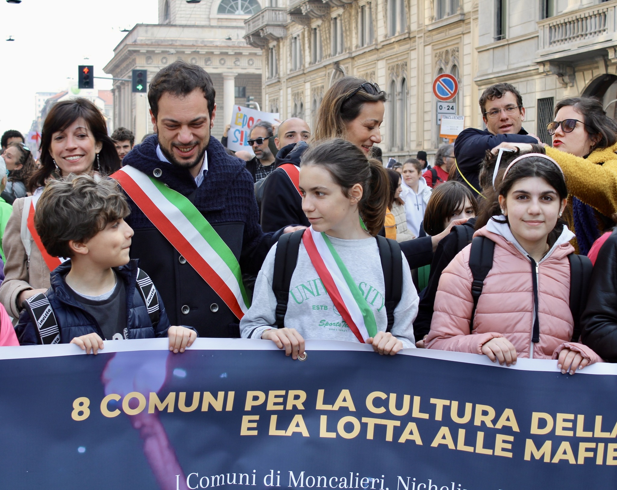 MARCIA CONTRO LE MAFIE – A Milano 300 persone tra amministratori e studenti della cintura sud Torinese