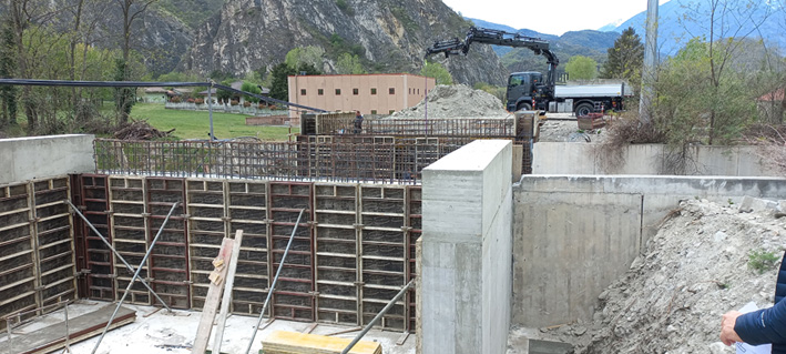 Susa: il ponte sul rio Scaglione è ancora sotto i ferri