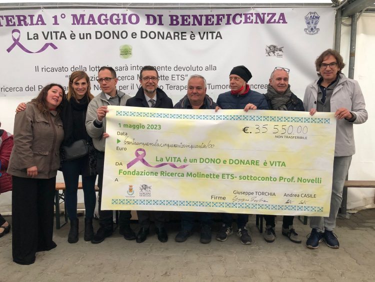 NICHELINO – Successo per la lotteria dedicata alla lotta al tumore al pancreas