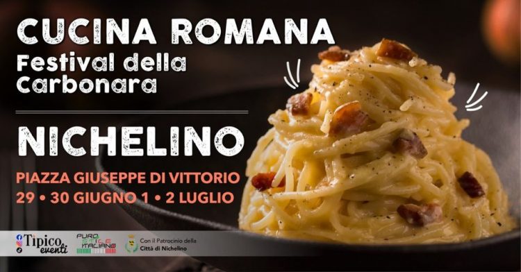 NICHELINO – Festival della Carbonara e notte bianca nel prossimo fine settimana