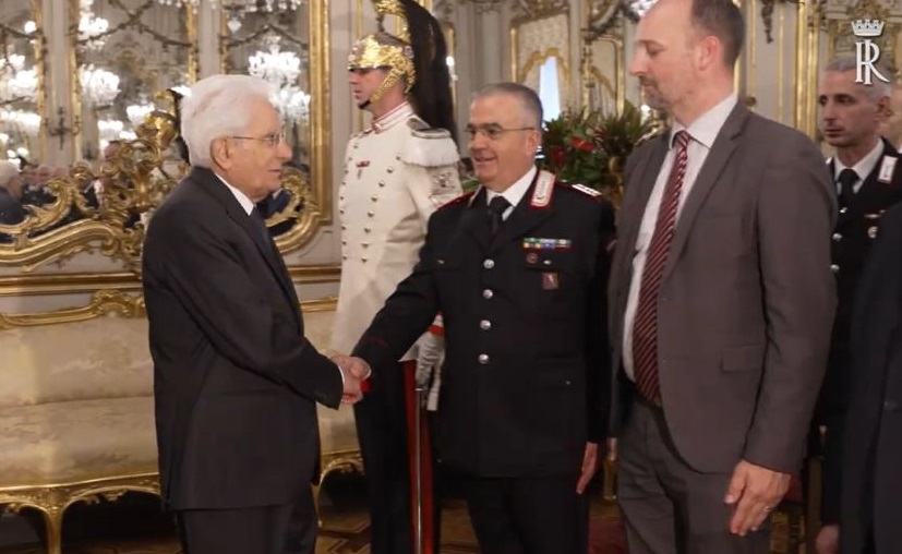 CARIGNANO – Chiaffredo Barra premiato da Mattarella come migliore comandante di stazione dei carabinieri