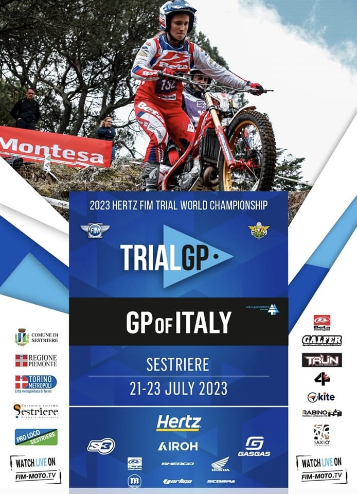 Il campionato mondiale di trial è di scena a Sestriere, sabato 22 e domenica 23 luglio