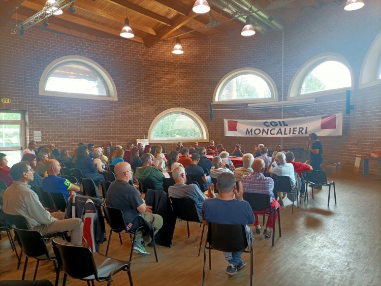 MONCALIERI – La Cgil in assemblea parla dello sfruttamento di alcune categorie di lavoratori