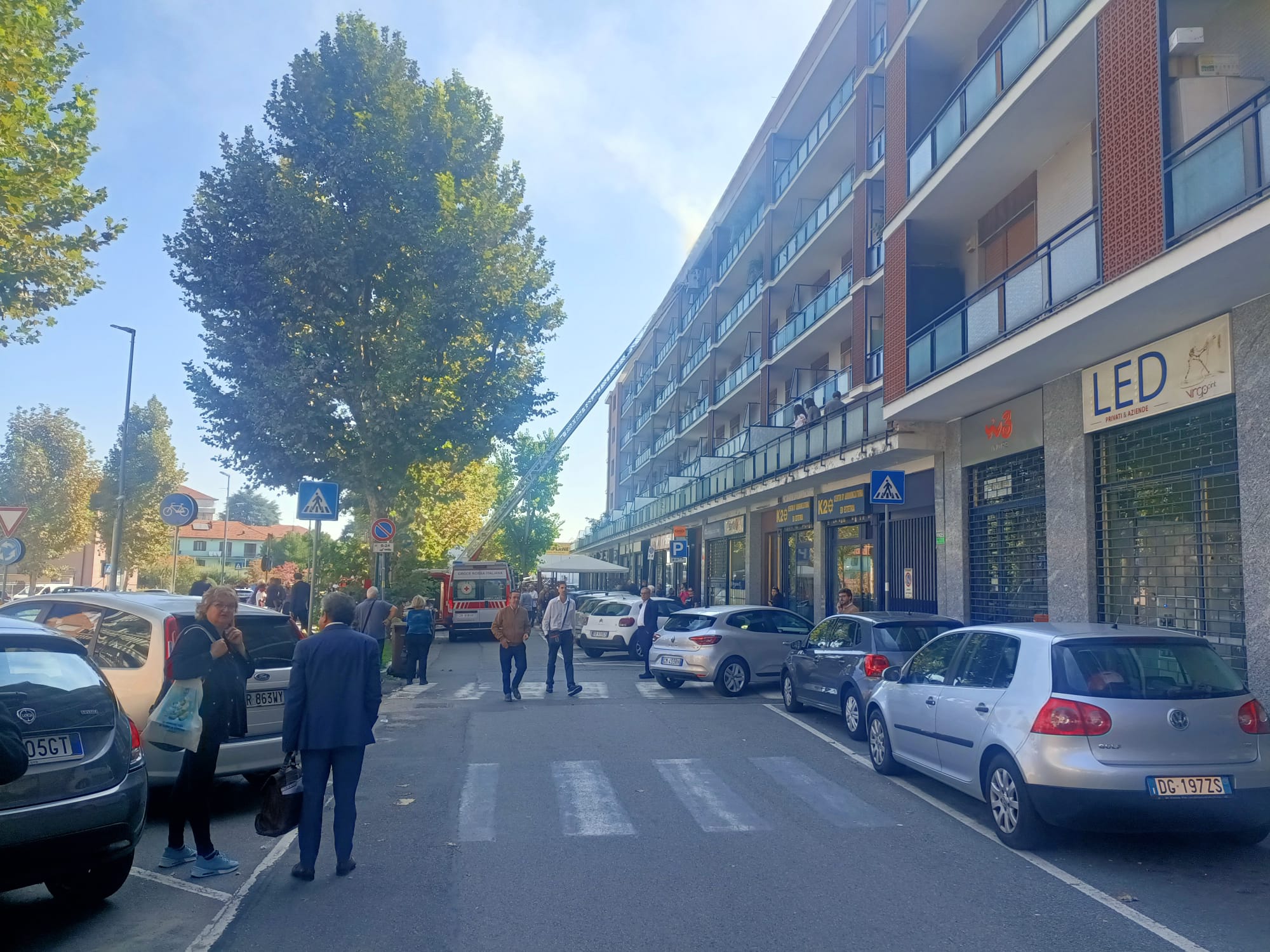 MONCALIERI – Brucia un appartamento in corso Savona