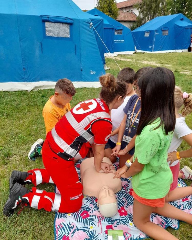 CARIGNANO – Il campo scuola della Croce Rossa per i bambini