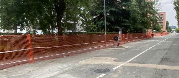 NICHELINO – Partiti i lavori di rifacimento di via Del Pascolo