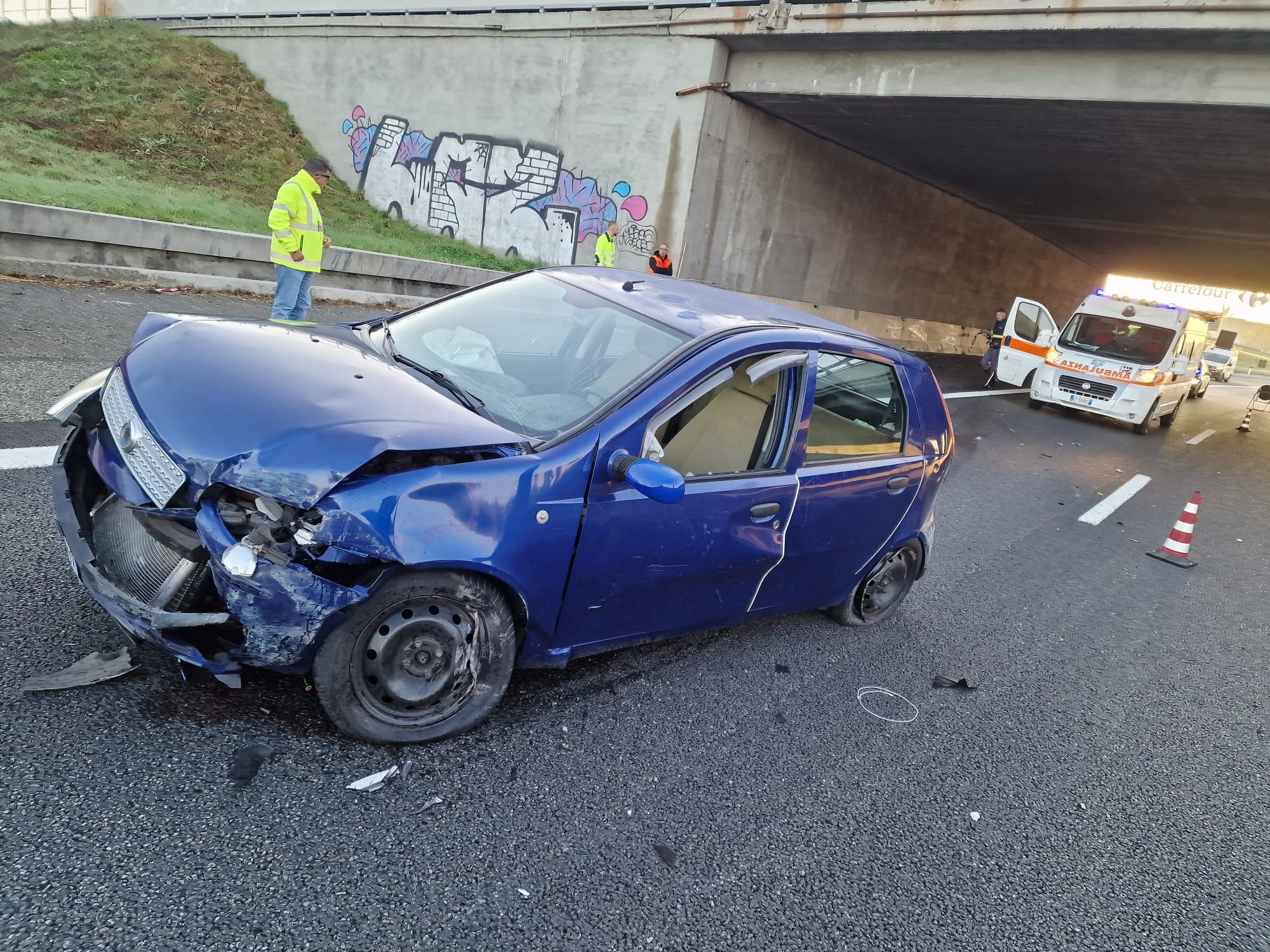 NICHELINO – Incidente a Stupinigi: un ferito